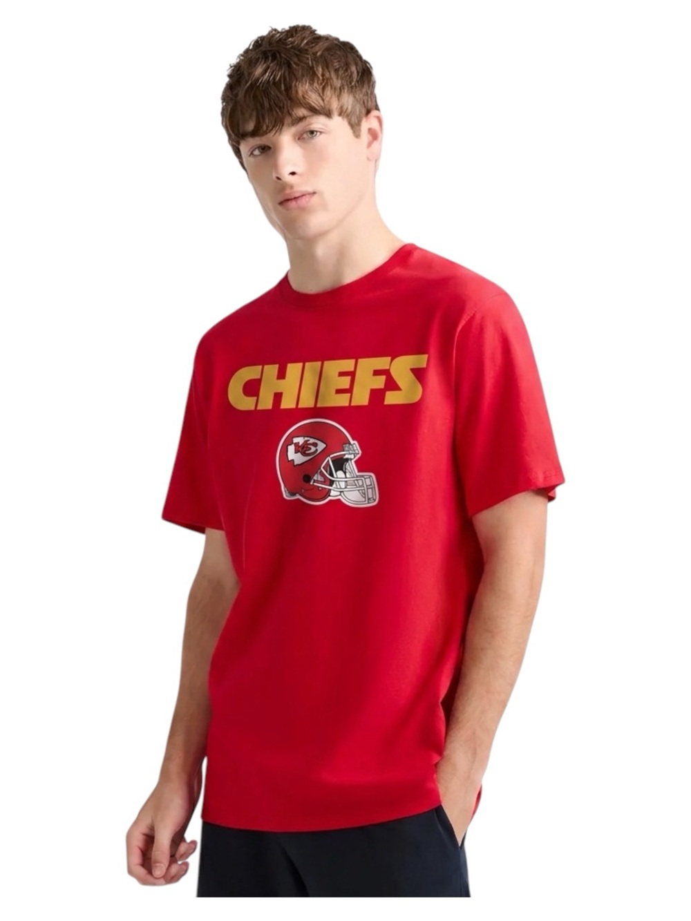 Fanatics Red Chiefs Tee with Gold Logo